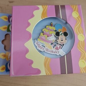 Disney Pink and Yellow Collectible Pin Packaging